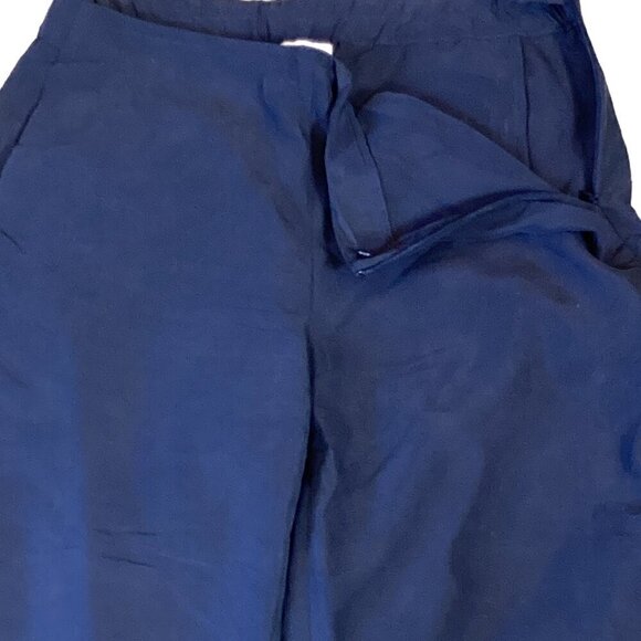 J. Jill Silky Modal Blend Wide Leg Cropped Pants 4 Pockets XS Blue 289G - Picture 8 of 11